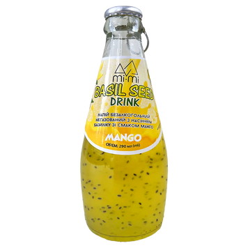 Напій з насінням базиліка зі смаком манго Мі-Мі Дрінк Mi-Mi Drink mango 290ml 24шт/ящ