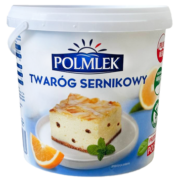 Крем-сир для сирників Полмлек Polmlek twarog 1kg 6шт/ящ