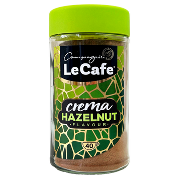 Кава розчинна зі смаком горіху Ле Кафе Le Cafe hazelnut 75g 6шт/ящ