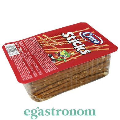 Печиво соломка солена Кроко Croco sticks 100g 16шт/ящ