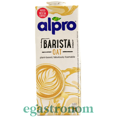 Молоко овсяное бариста Альпро Alpro oat barista 1L 8шт/ящ