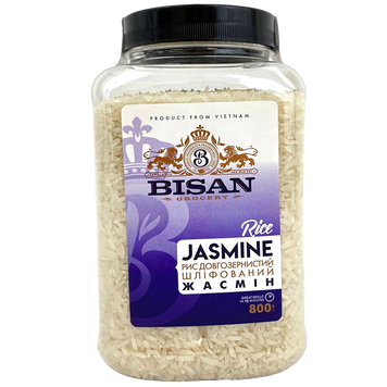 Рис жасмин Бісан Bisan jasmine 800g 6шт/ящ