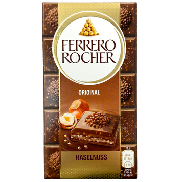 Шоколад молочний з фундуком Ферреро Роше Ferrero Rocher 90g 8шт/ящ