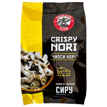 Чипси норі зі смаком сиру Хоккайдо Hokkaido 25g 12шт/ящ