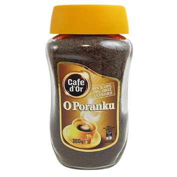 Кава розчинна ранкова Кофедор Cafe d'Or O Poranku 300g 6шт/ящ