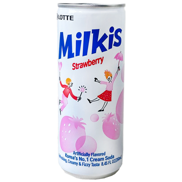 Напій газований молочний полуниця Мілкіс Milkis 250ml 30шт/ящ
