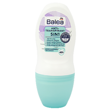 Дезодорант кульковий 5в1 Балеа Balea anti-transpirant 5in1 50ml 12шт/ящ