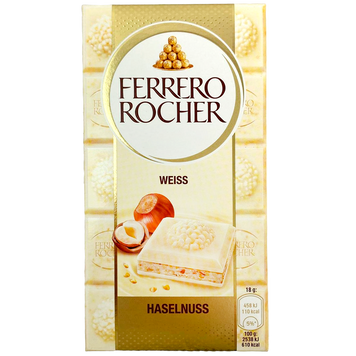 Шоколад білий з фундуком Ферреро Роше Ferrero Rocher 90g 8шт/ящ