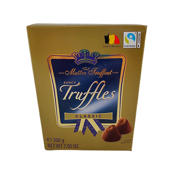 Цукерки трюфелі класичні Маітре Maitre Fruffaut classic 200g 15шт/ящ