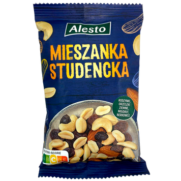 Горішки студентський мікс Алесто Alesto mieszanka studencka 200g 24шт/ящ