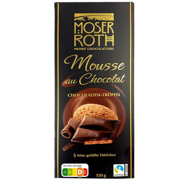 Шоколад трюфель Мозер Роч Moser Roth 150g 45шт/ящ