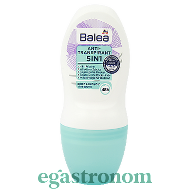 Дезодорант кульковий 5в1 Балеа Balea anti-transpirant 5in1 50ml 12шт/ящ