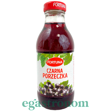 Сік-нектар чорна смородина Фортуна Fortuna сzarna porzeczka 300g 15шт/ящ