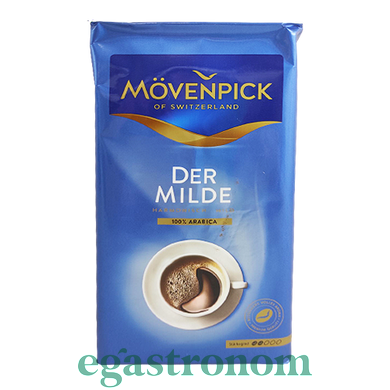 Кофе синий (молотый) Мовенпик Movenpick der milde 500g 12шт/ящ