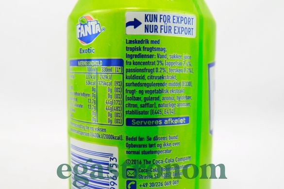 Напиток газированный экзотик Фанта Fanta exotic 330ml 24шт/ящ