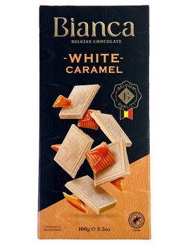 Шоколад білий з карамеллю Б'янка Bianca white caramel 100g 12шт/ящ
