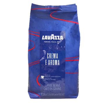 Кава крема арома еспресо (синя) (зерно) Лавацца Lavazza crema e aroma espresso 1kg 6шт/ящ