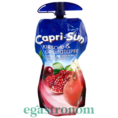 Сік Капрізон вишня гранат Capri-Sun kirsche granatapfel 330g*15шт/ящ