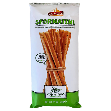 Грісіні з розмарином Ла Моле La Mole rozemary 125g 18шт/ящ