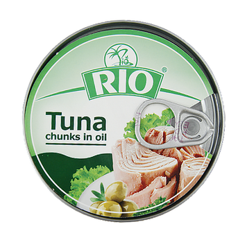 Тунець Ріо в олії Rio 170g 48шт/ящ