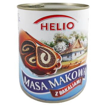 Маковая масса Хелио Helio ж/б 850g 6шт/ящ