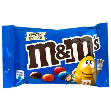 Драже хрусткі кульки Емендемс M&M&rsquo;s 36g 24шт/ящ