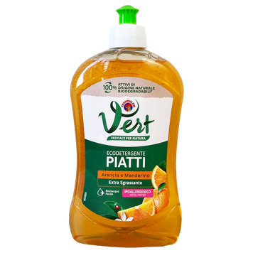 Засіб для миття посуду апельсин мандарин Шантеклер ChanteClair Vert arancia&mandarino 500ml 12шт/ящ