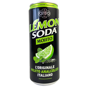 Напій газований лимон сода мохіто (без цукру) Кородо Crodo lemonsoda mojito 330ml 24шт/ящ