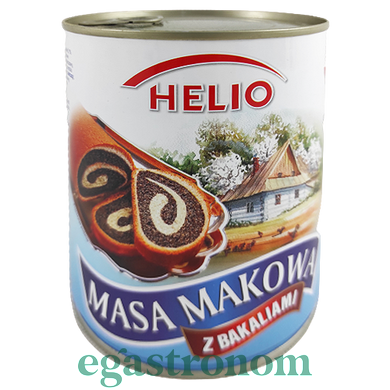 Маковая масса Хелио Helio ж/б 850g 6шт/ящ