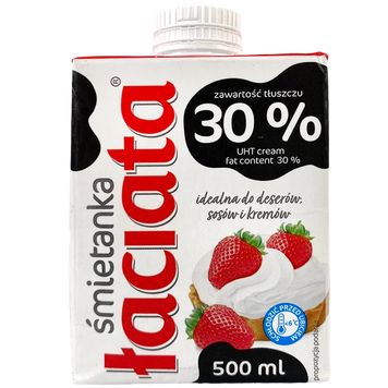 Вершки 30% Лаціата Laciata 500ml 8шт/ящ