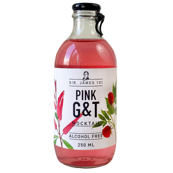 Коктейль безалкогольний рожевий джин-тонік Сер Джеймс 101 Sir.James 101 pink gin tonic 250ml 12шт/ящ