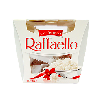 Цукерки Рафаелло Raffaello 150g 6шт/ящ