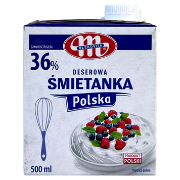 Вершки 36% Млековіта Mlekovita 500ml 6шт/ящ