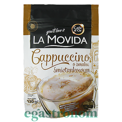 Капучино вершкове Кофедор Ля Мовіда Cafe d`Or La Movida smietankowym 130g 30шт/ящ