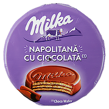 Вафли с кремом какао Милка Milka Wafer choko wafer 30g 30шт/пач 4пач/ящ