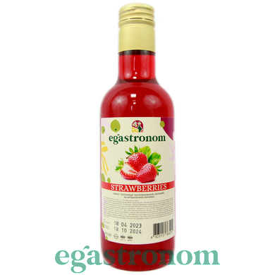 Сироп полуниця Єгастроном Egastronom strawberries 275ml 16шт/ящ