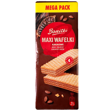 Вафлі з какао Бонітки Bonitki 450g 15шт/ящ