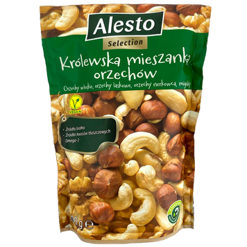Горішки королівський мікс (зел.) Алесто Alesto Nuts Royal 200g 24шт/ящ