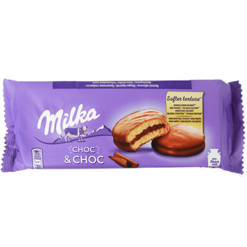 Печиво-бісквіт зі смаком шоколаду Мілка Milka choc&choc 150g 12шт/ящ