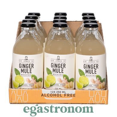 Коктейль безалкогольний імбирний мул Сер Джеймс 101 Sir.James 101 ginger mule 250ml 12шт/ящ