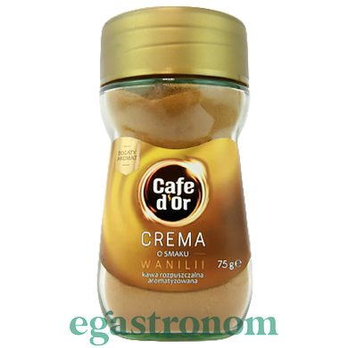 Кава розчинна зі смаком ванілі Кофедор Cafe d'Or wanilii 75g 9шт/ящ