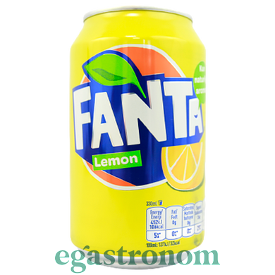 Напиток газированный лимон Фанта Fanta lemon 330ml 24шт/ящ