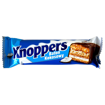 Шоколадний батончик кокос Кноперс Knoppers Kokos 40g 5шт/пач 15пач/ящ