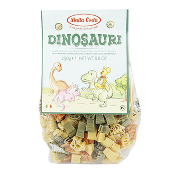 Макарони динозаври Далла Коста Dalla Costa dinosauri 250g 12шт/ящ