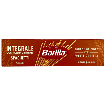Спагетті інтеграле цільнозернові №5 Барілла Barilla spaghetti 500g 24шт/ящ
