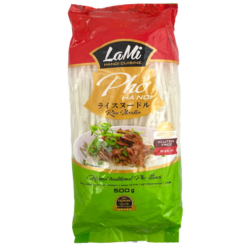 Макарони рисові 4мм ЛаМі LaMi 500g 20шт/ящ