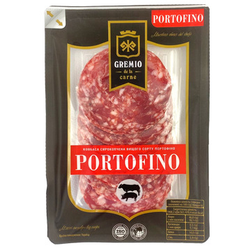 Ковбаса нарізка сирокопчена портофіно Греміо Gremio portofino 75g 12шт/ящ
