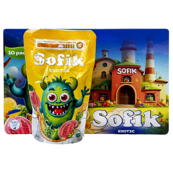 Сік зі смаком гуави Софік Sofik exotic 200g 10шт/пач