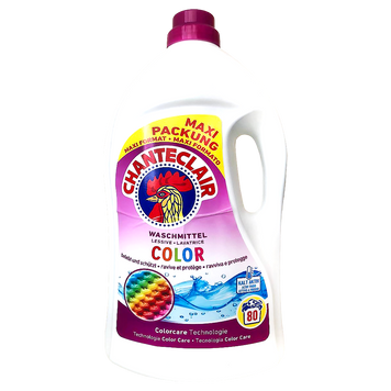 Гель для кольорового прання Шантеклер ChanteClair lavatrice color 80p 3,6L 4шт/ящ