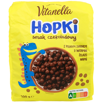 Сухий сніданок шоколадні кульки Хопки Вітанелла Vitanella hopki 500g 10шт/ящ
